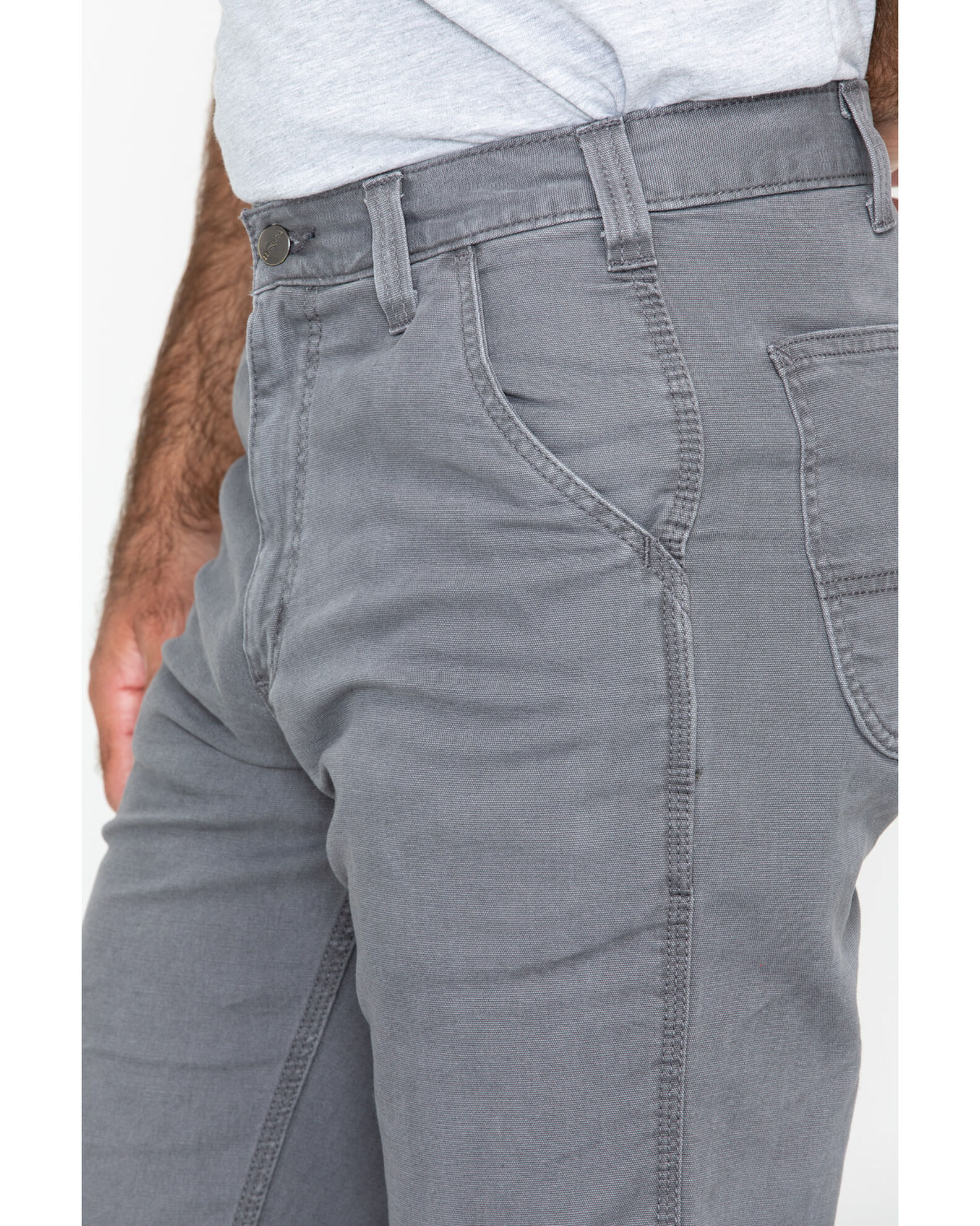 Image #4 - Carhartt Workwear Men's Rugged Flex Rigby Dungaree, Grey, hi-res