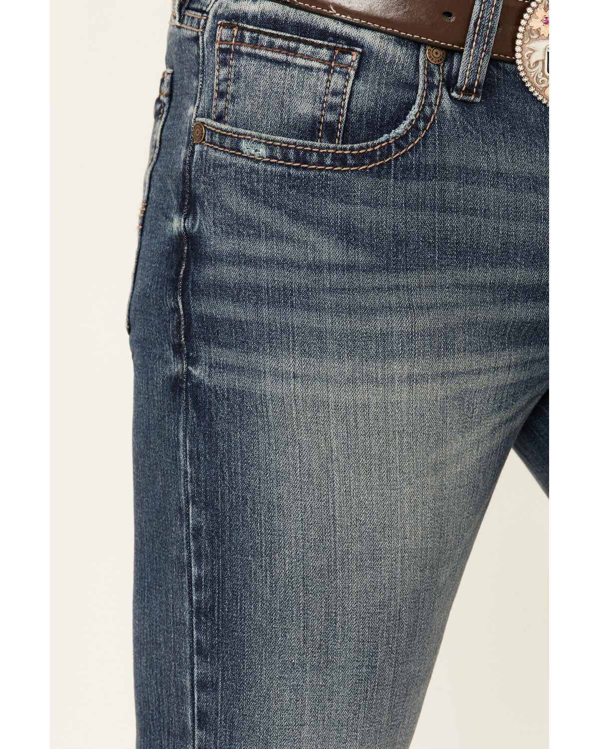 Image #4 - Cody James Men's Roan Medium Wash Stretch Slim Straight Jeans, Blue, hi-res