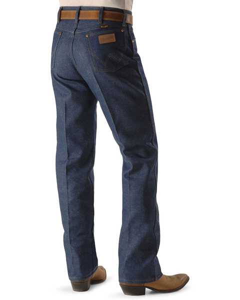 Wrangler Men's Original Fit Rigid Jeans, Indigo, hi-res