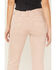 Image #4 - Cleo + Wolf Women's Distressed High Rise Straight Jeans, Peach, hi-res