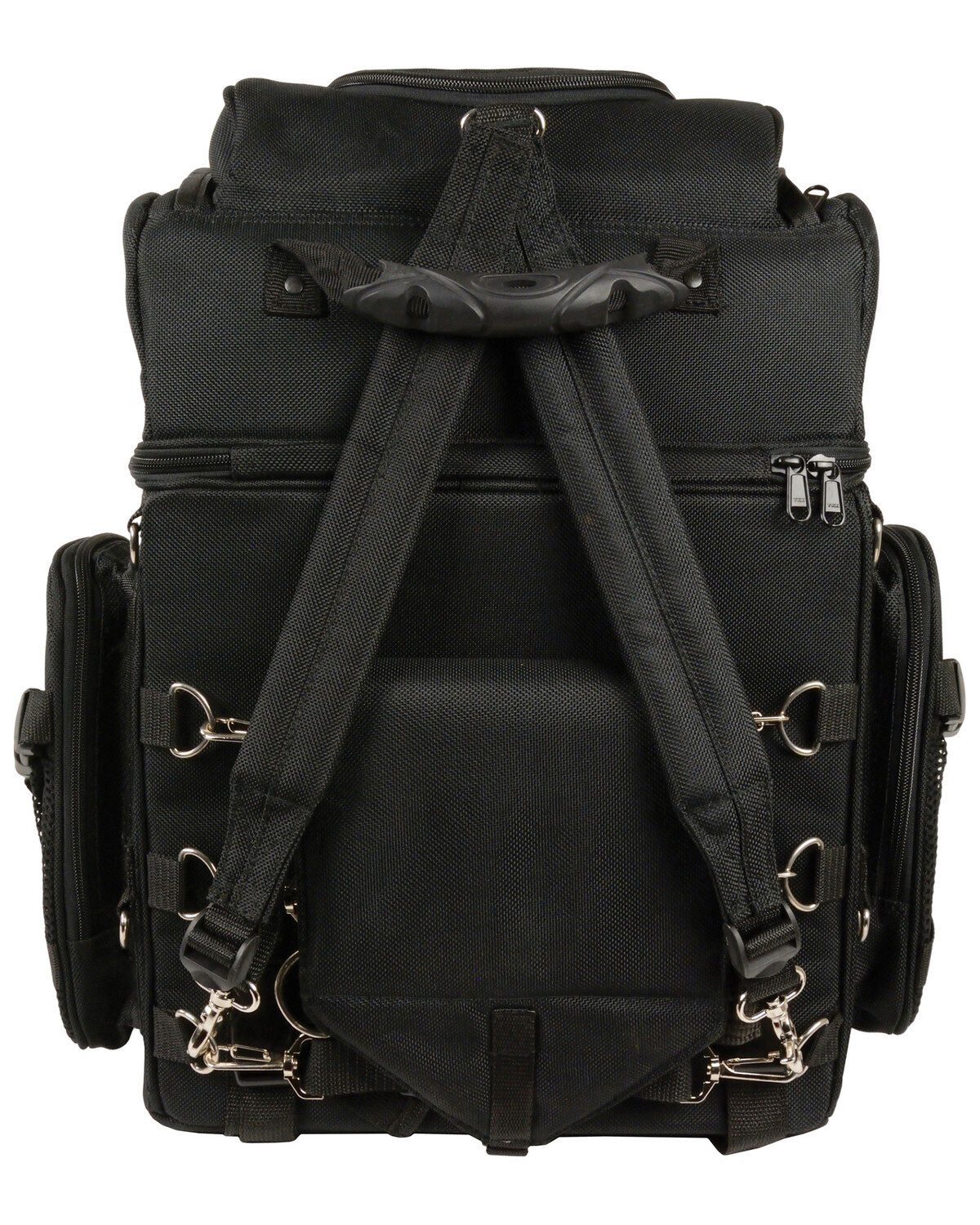 Image #3 - Milwaukee Leather Large Nylon Sissy Bar Travel Back Pack, Black, hi-res