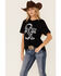 Ruby's Rubbish Women's Guitars & Cadillacs Graphic Short Sleeve Tee , Black, hi-res