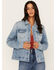 Image #3 - Idyllwind Women's Light Wash Wild Spirit Embroidered Denim Jacket, , hi-res