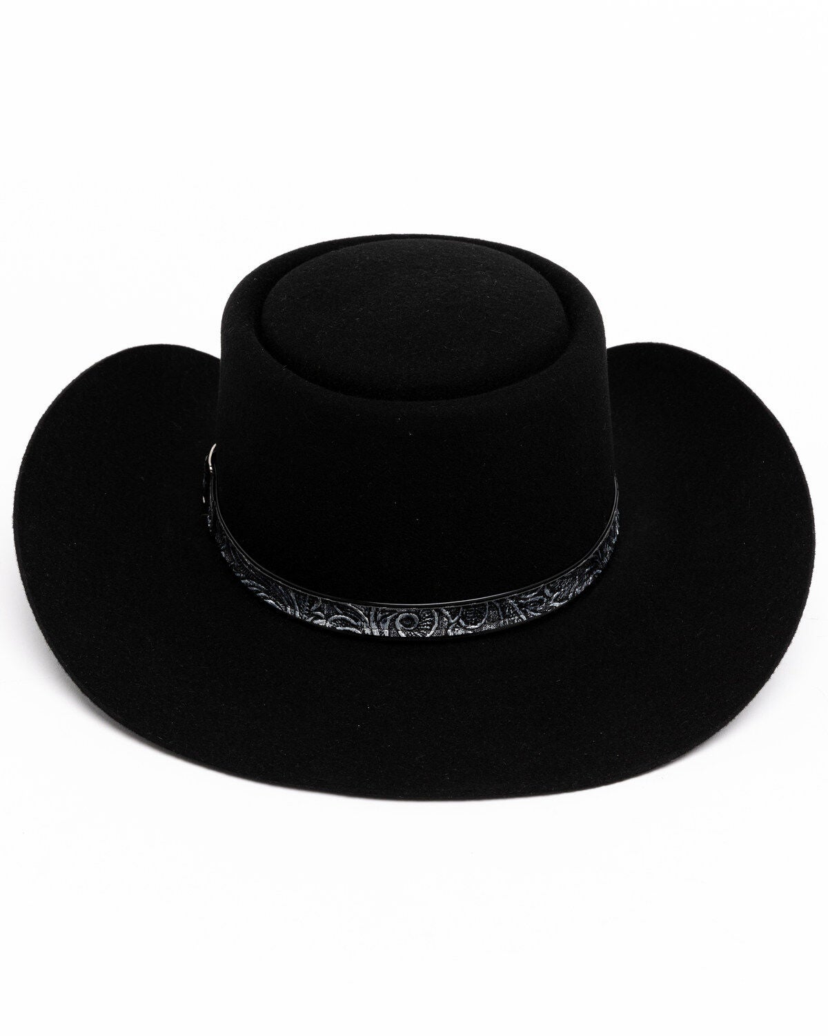 Black Revenger Wool Felt Western Hat 