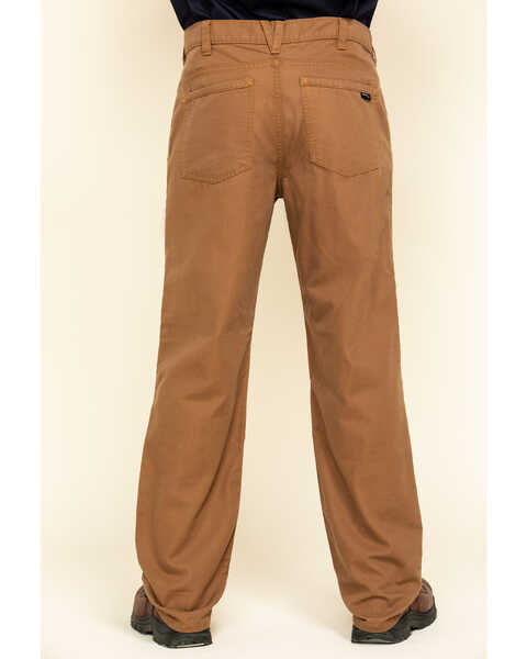 Hawx Men's Brown FR Denim Straight Work Jeans , Brown, hi-res