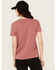 Image #4 - Carhartt Women's Re-Engineered Relaxed Fit Midweight Short Sleeve Pocket Work Tee, Maroon, hi-res