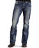 Image #3 - Stetson Men's Premium Rocks Fit Boot Cut Jeans, Med Wash, hi-res