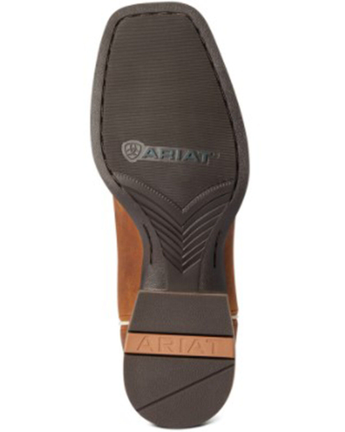 Image #5 - Ariat Men's Everlite Go Getter Western Performance Boots - Broad Square Toe, Brown, hi-res