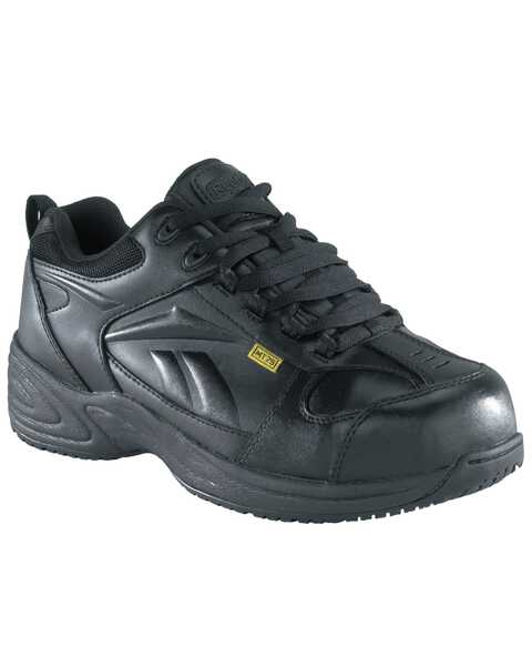 Image #1 - Reebok Men's Centose Internal Met Guard Work Shoes - Composite Toe , Black, hi-res
