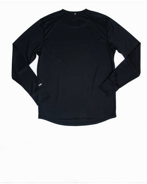 Image #4 -  Hawx Men's Mid-Weight Base Layer Thermal Long Sleeve Work Shirt  , Black, hi-res