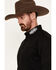 Image #3 - Panhandle Select Men's Solid Long Sleeve Button-Down Western Shirt, Maroon, hi-res