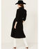 Image #4 - Driftwood Women's Long Sleeve Denim Midi Dress, Black, hi-res