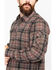 Image #3 - Outback Trading Co. Men's Plaid Print Laramie Perf. Long Sleeve Western Shirt, Olive, hi-res