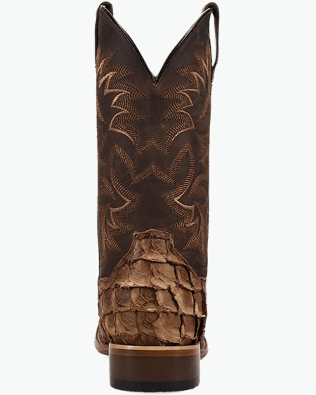 Image #5 - Dan Post Men's Marc Exotic Pirarucu Western Boots - Broad Square Toe, , hi-res