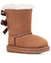UGG Girls' Mini Bailey Bow II Boots, Chestnut, hi-res