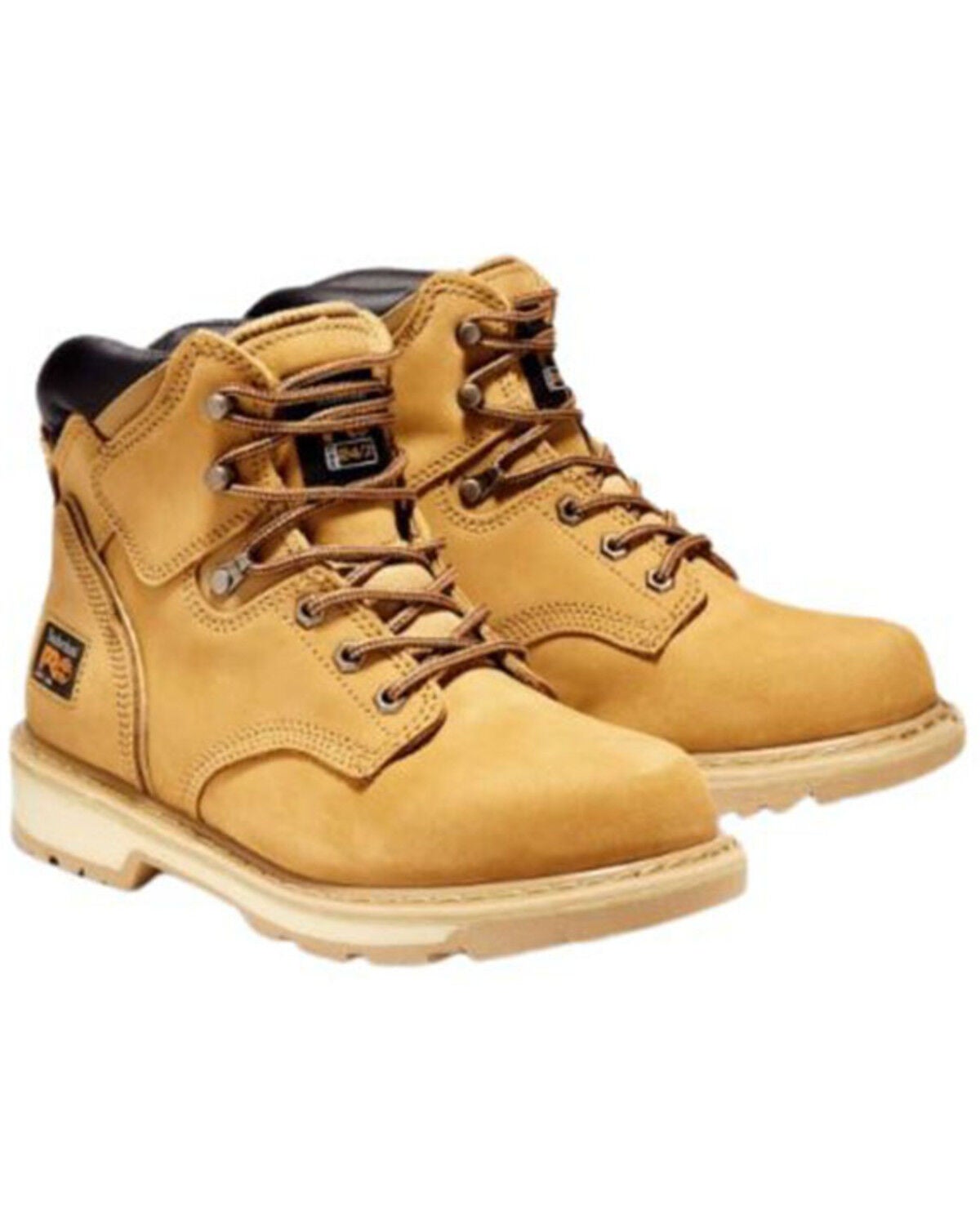 Timberland PRO Men's 6" Pit Boss Work Boots - Soft Toe, Brown, hi-res