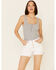 Ariat Women's Rita Boyfriend Shorts, White, hi-res