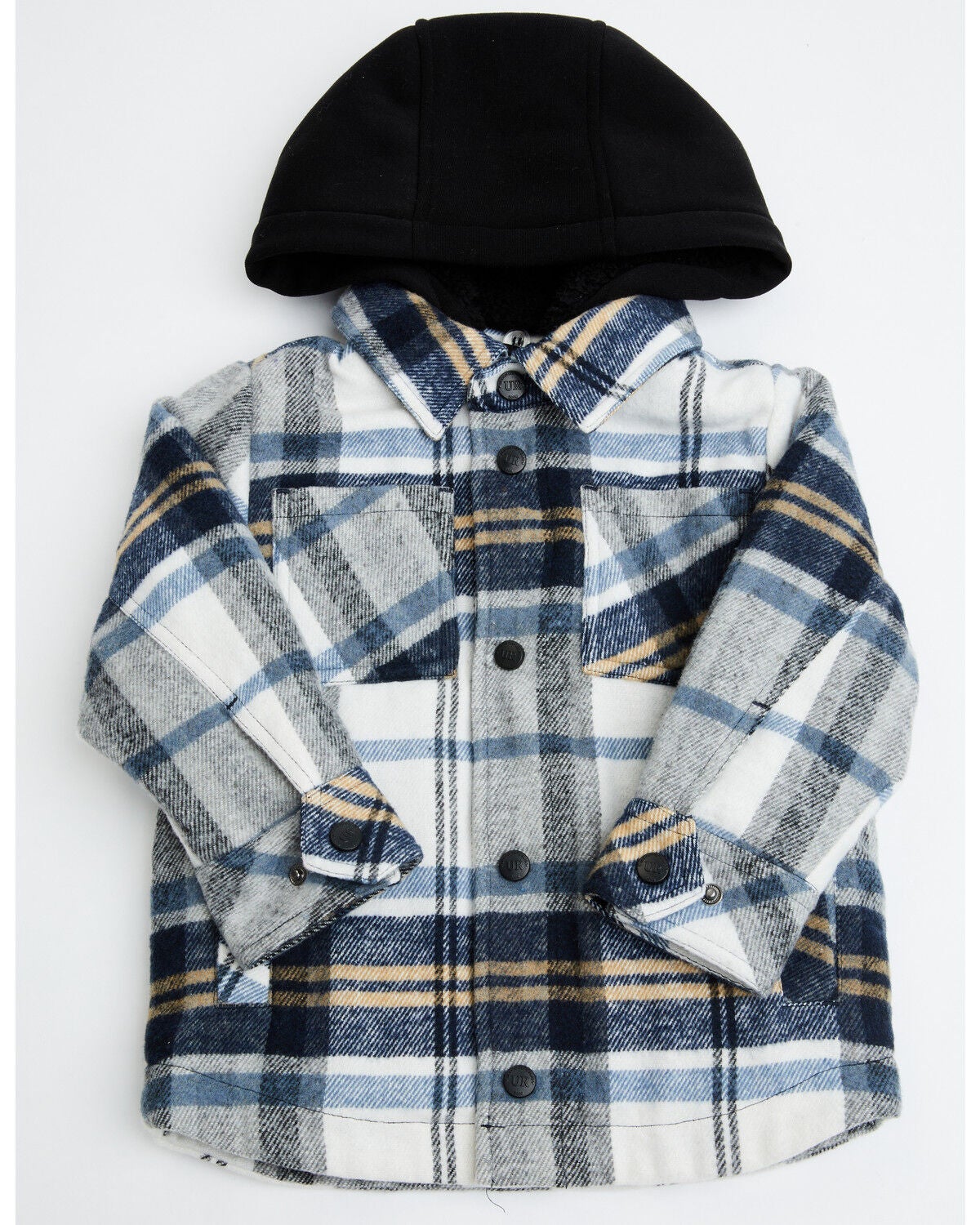 Image #1 - Urban Republic Toddler Boys' Plaid Print Shirt Jacket, Multi, hi-res