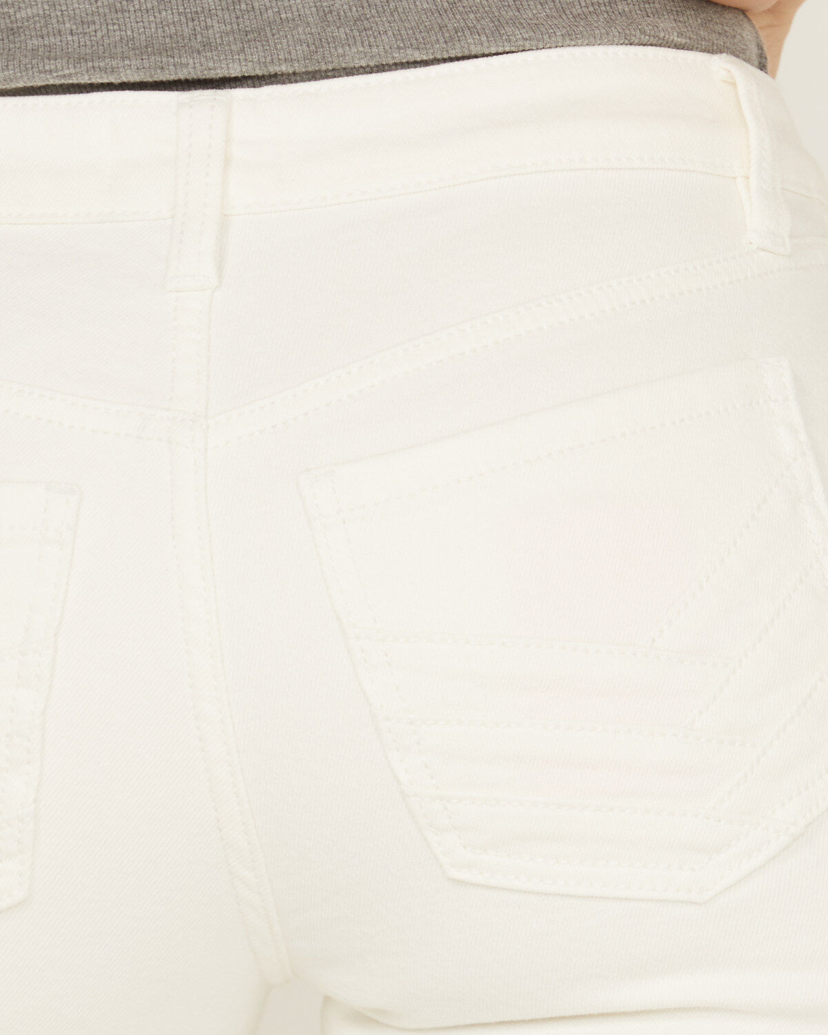 Image #4 - Shyanne Women's Mr. Flare Mid Rise White Cloud Dancer Flare Jeans, White, hi-res