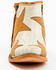 Caborca Silver by Liberty Black Women's Sybil Star Fringe Booties - Round Toe, Tan, hi-res