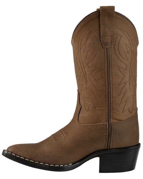 Cody James Youth Distressed Western Boots, Brown, hi-res