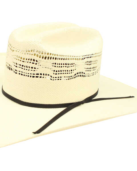 Ariat Double S Straw Cowboy Hat , Natural, hi-res