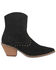 Image #2 - Dingo Women's Miss Priss Studded Suede Booties - Round Toe, Black, hi-res
