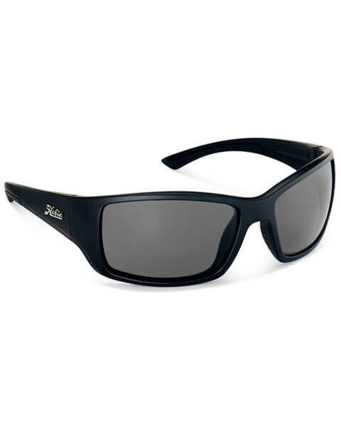 Hobie Men's Everglades Satin Black & Gray Frame Polarized Sunglasses  , Black, hi-res