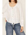 Image #3 - Revel Women's Crochet Blouse, White, hi-res