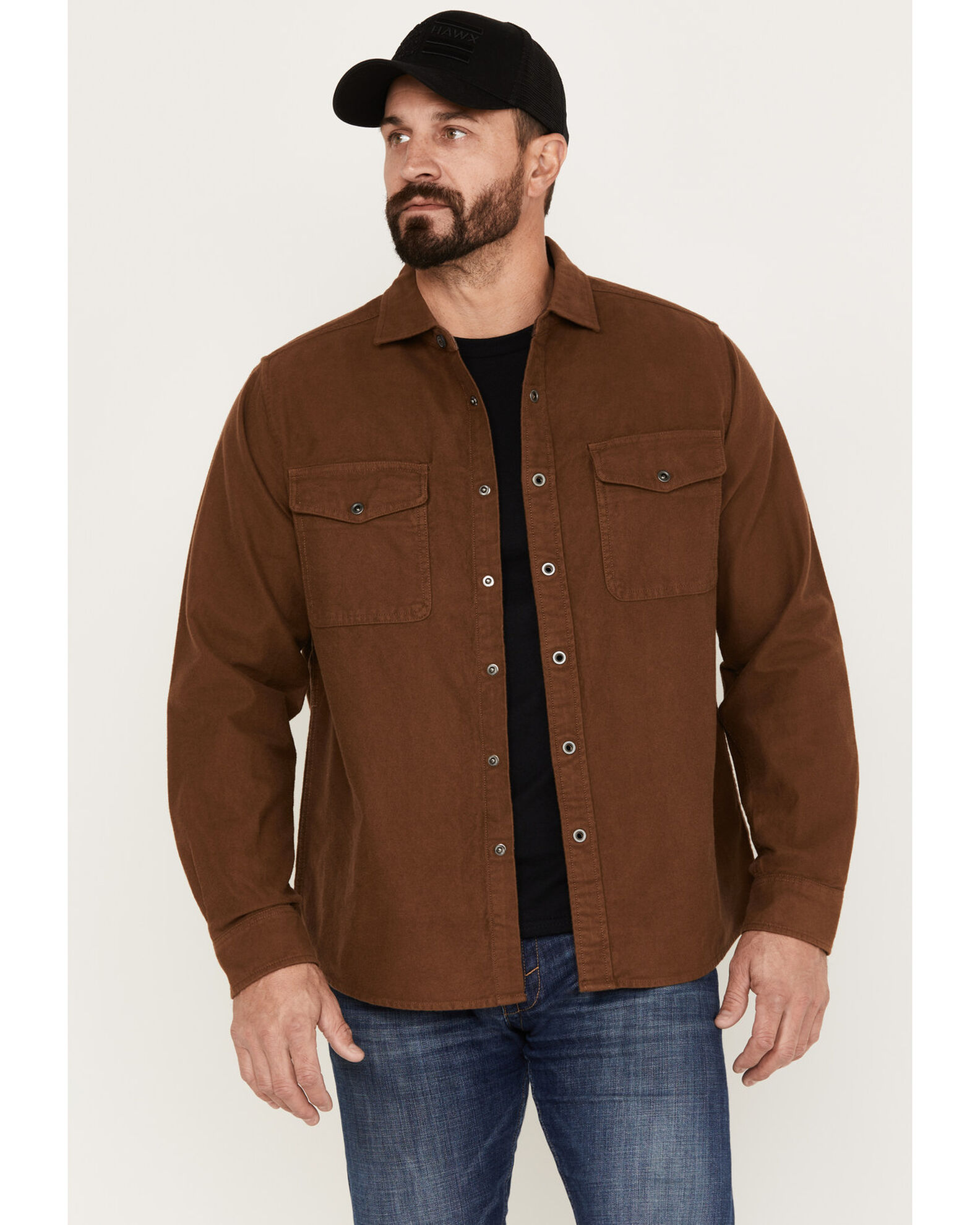 North River Men s Moleskin Western Shirt Jacket Boot Barn
