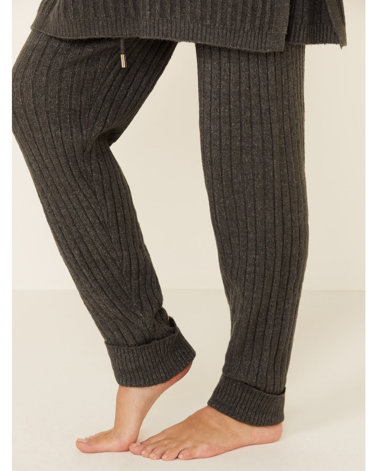 Image #5 - Free People Women's Around The Clock Jogger Sweatpants, Charcoal, hi-res
