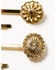 Image #3 - Shyanne Women's Western Muse Concho Bobby Pin Set - 4 Piece, Gold, hi-res