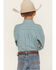 Image #4 - Cinch Boys' Printed Long Sleeve Button-Down Western Shirt, Blue, hi-res