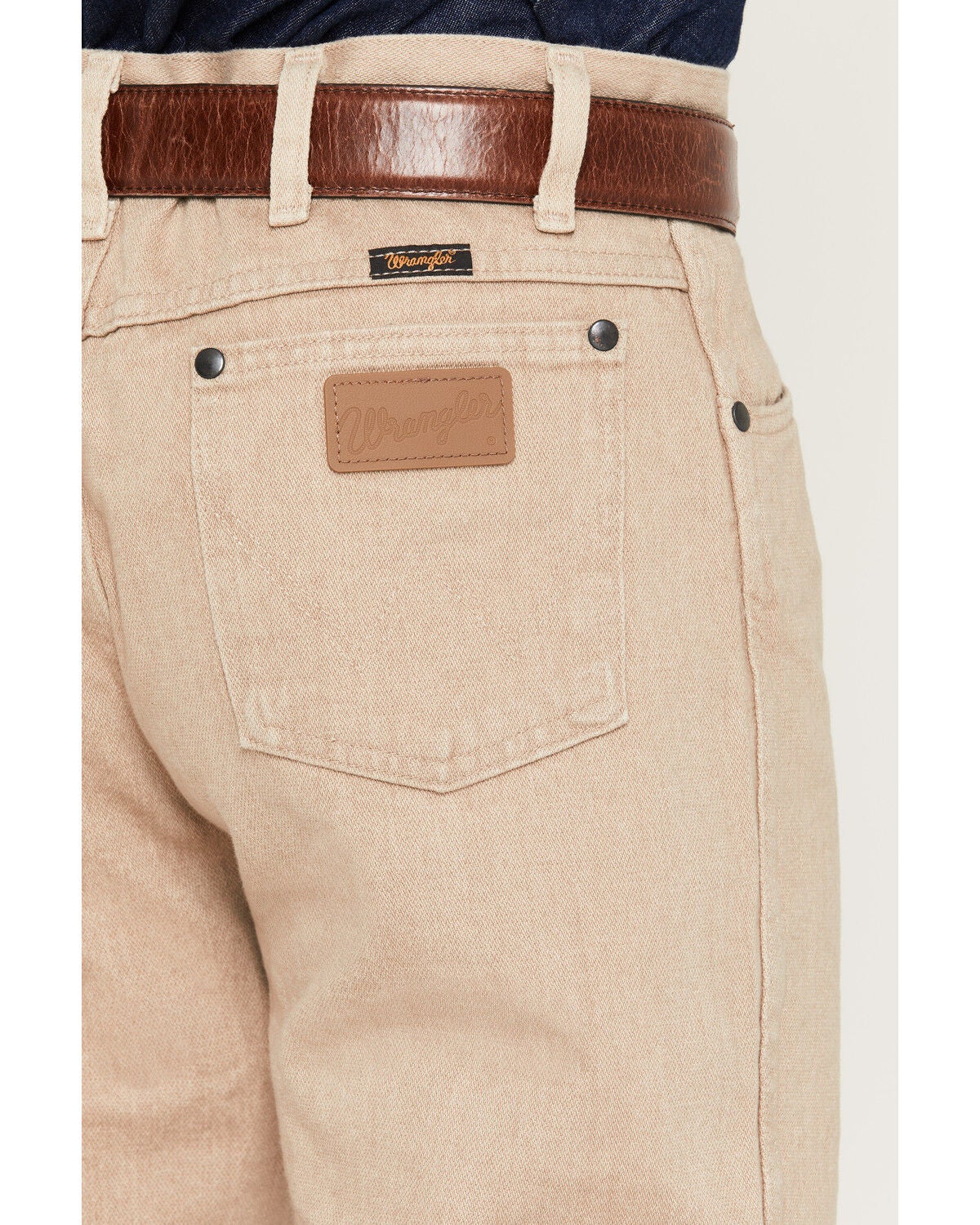 Image #4 - Wrangler Men's Slim Fit 936 Cowboy Cut Jeans, Tan, hi-res
