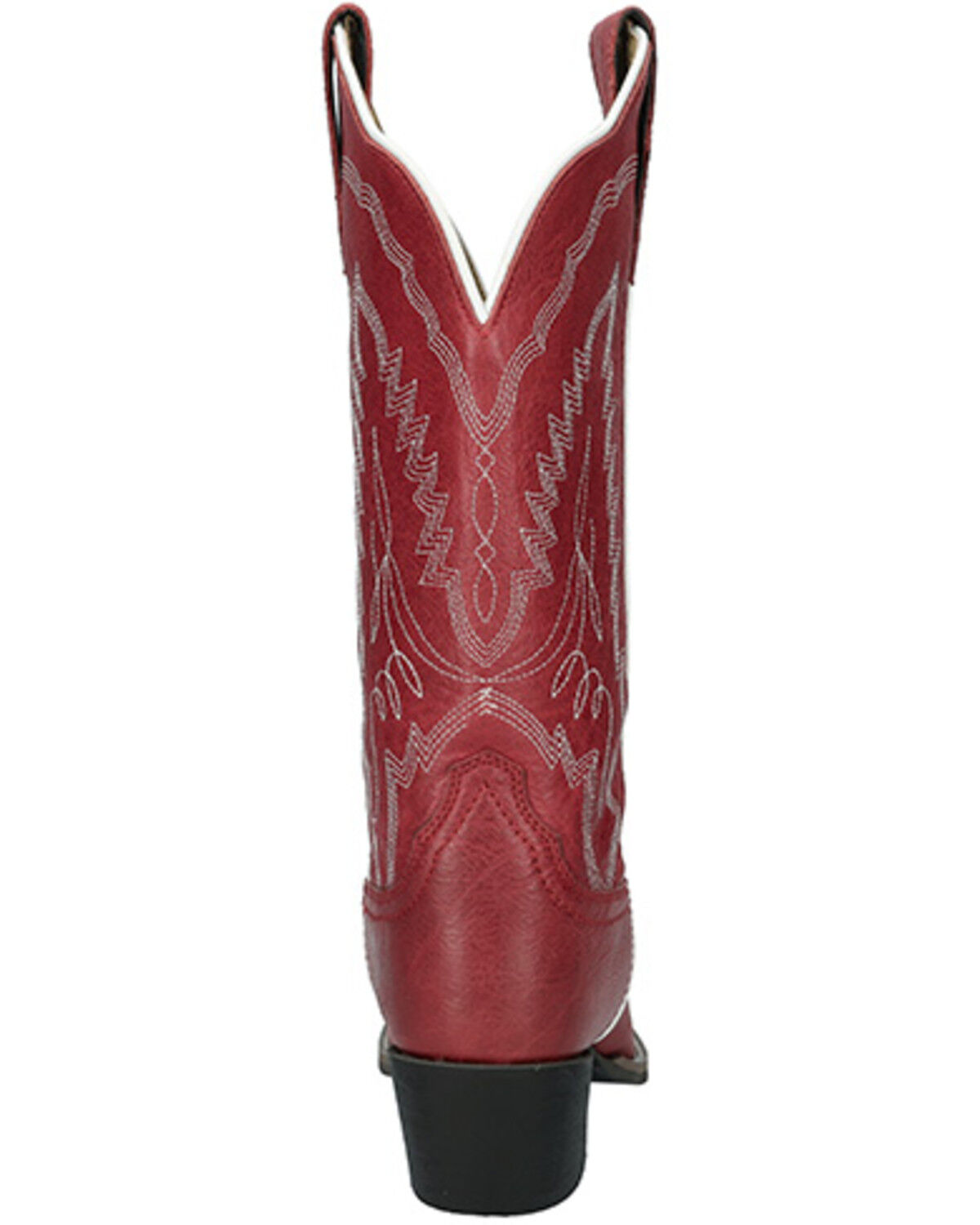 Image #5 - Smoky Mountain Women's Calloway Western Boots - Round Toe, Red, hi-res