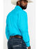 Image #5 - Resistol Men's Turquoise Sam Striped Long Sleeve Western Shirt , , hi-res