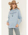Image #1 - Kimes Ranch Women's Logo Outlier Hoodie, Blue, hi-res