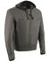 Image #1 - Milwaukee Leather Men's Lightweight Vented Scooter Style Leather Motorcycle Jacket - 3X, Black, hi-res