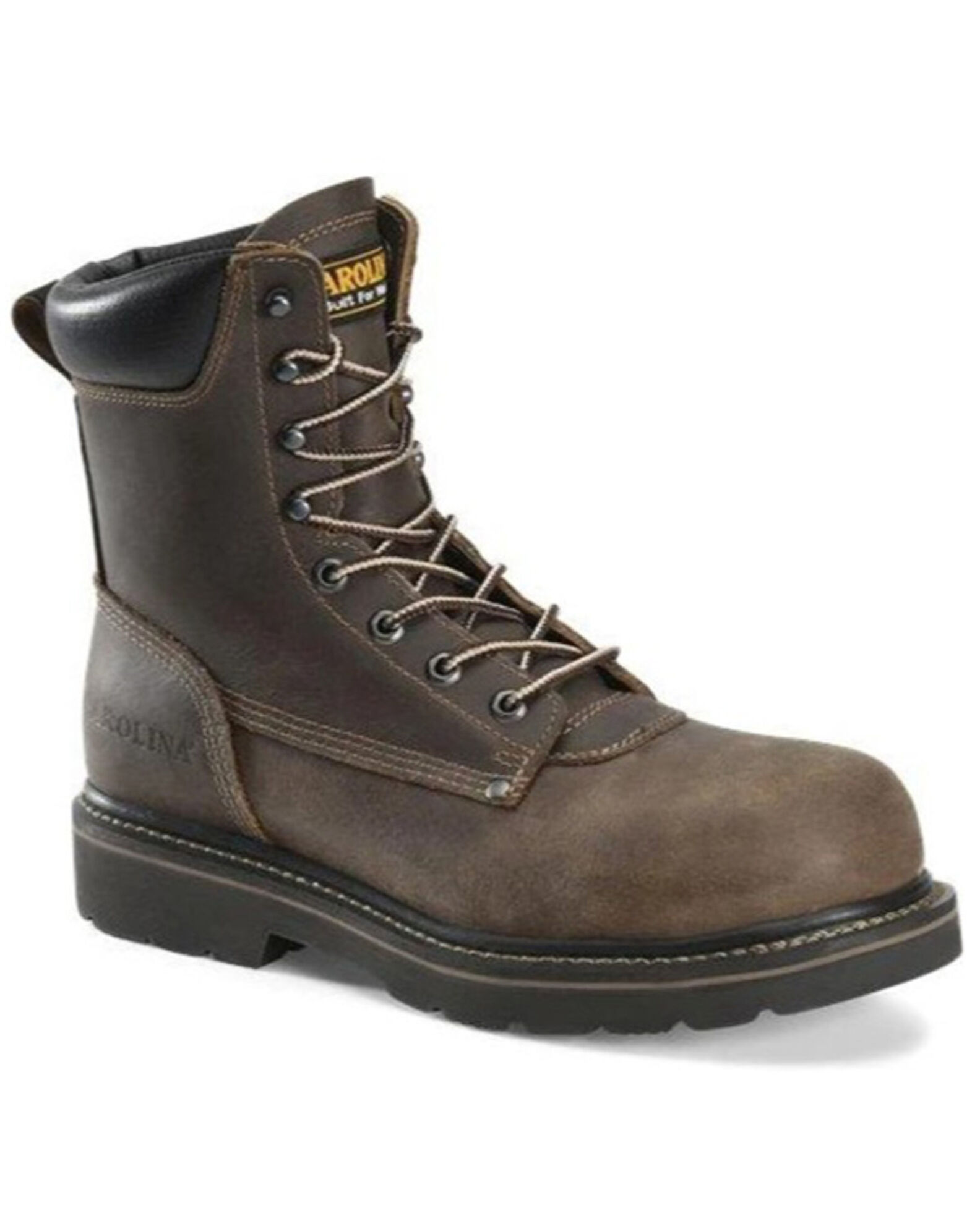 Carolina Men s 8 Shotcrete Lace Up Work Boot Soft Toe Boot Barn