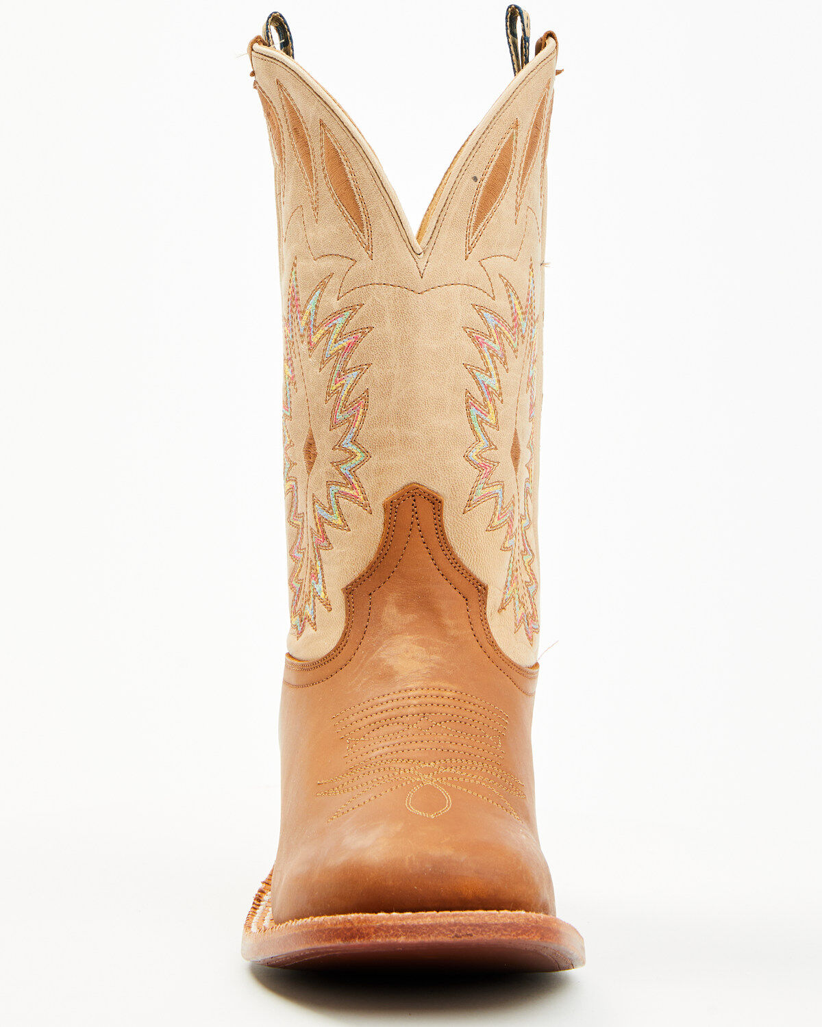 Image #4 - Hyer Women's Mulberry Western Boots - Broad Square Toe, Brown, hi-res