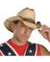 Bullhide Men's Star Central Straw Hat, Natural, hi-res