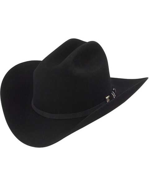 Image #1 - Larry Mahan Jerarca 10X Felt Cowboy Hat, Black, hi-res