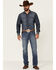 Cody James Core Men's Bannon Dark Wash Stretch Slim Straight Jeans , Blue, hi-res