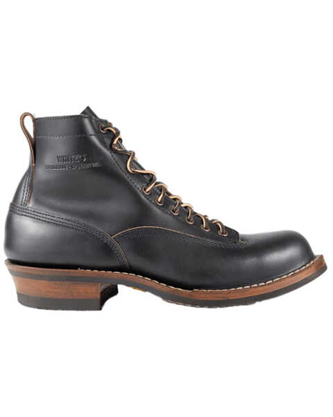 White's Boots Men's C350 Cutter Work Boots - Round Toe, Black, hi-res