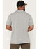 Image #4 - Brunt Workwear Men's Martin Pocket Short Sleeve Work T-Shirt, Heather Grey, hi-res