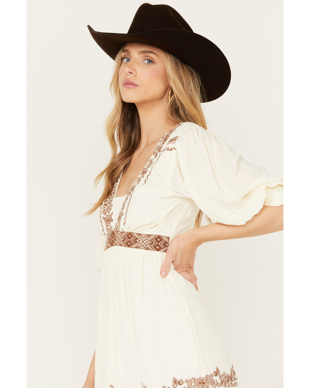 Image #2 - Shyanne Women's Two Tone Embroidered Dress, , hi-res