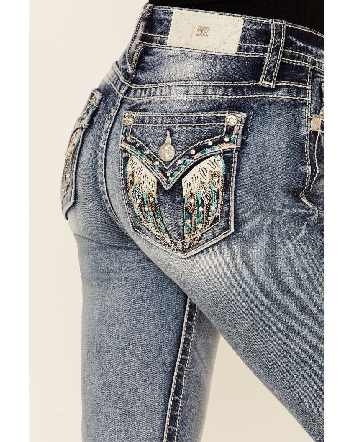 Angel Wing Bootcut Jeans | Boot Barn