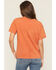 Image #4 - Cleo + Wolf Women's Backroads Short Sleeve Boyfriend Graphic Tee, Orange, hi-res