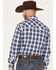 Wrangler Retro Men's Long Sleeve Sawtooth Snap Pocket Western Shirt, Blue, hi-res
