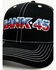 Image #2 - RANK 45® Men's Embroidered Flag Logo Mesh-Back Ball Cap, Black, hi-res